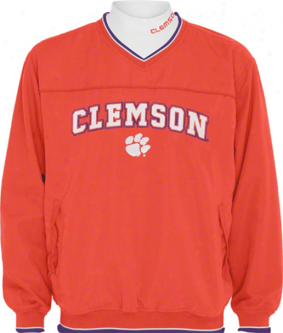 Clemson Tigers Windshirt/long Sleeve Mockneck Combo Pack