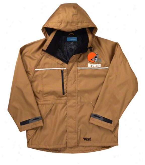 Cleveland Browns Jacket: Brown Reebok Yukon Jacket