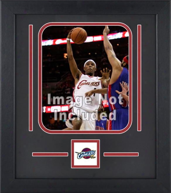 Cleveland Cavaliers 8x10 Perpendicular Setup Frame With Team Logo