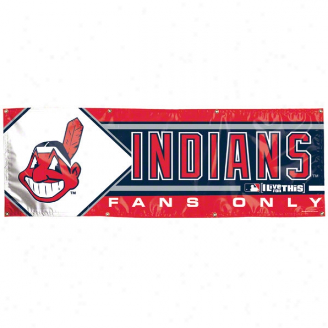 Cleveland Indians 2x6 Vinyl Banner