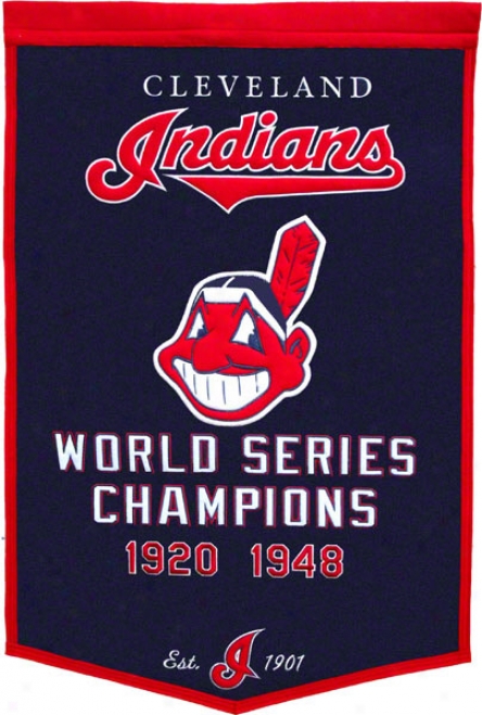 Cleveland Indians Dynasty Banner