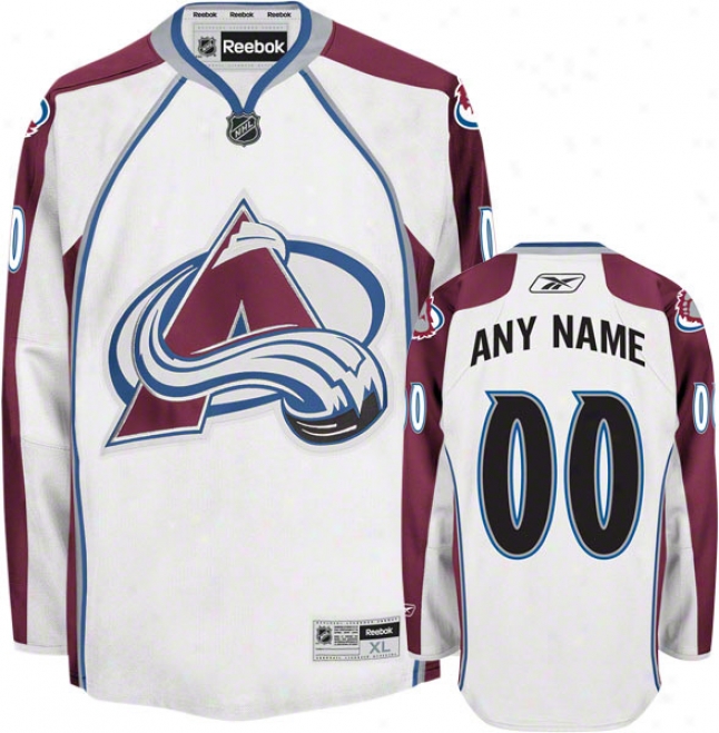 Colorado Avalanche Pale Preemier Jersey: Customizable Nhl Jersey