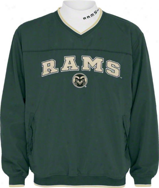 Colorado State Rams Windshirt/long Sleeve Mockneck Combo Pack