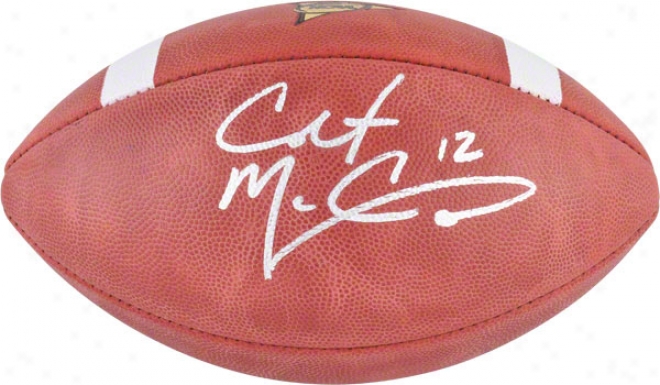 Colt Mccoy Texas Longhorns Autogrsphed Ncaa Wilson Football
