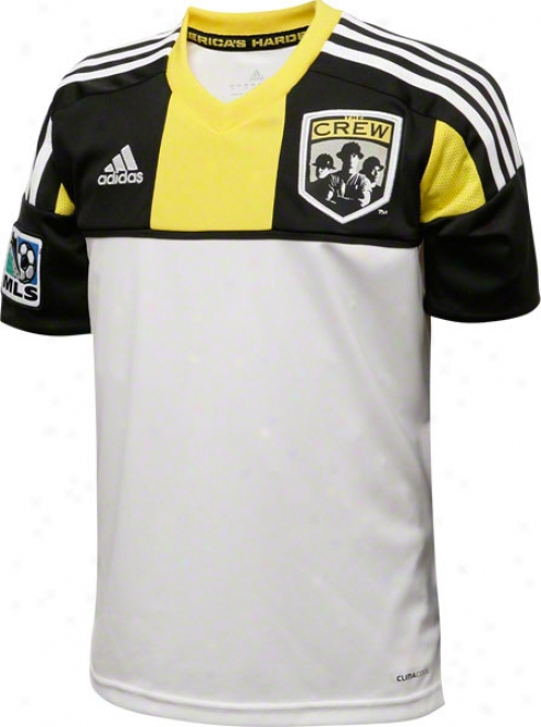 Columbus Crew White Adidas Replica Away Jersey