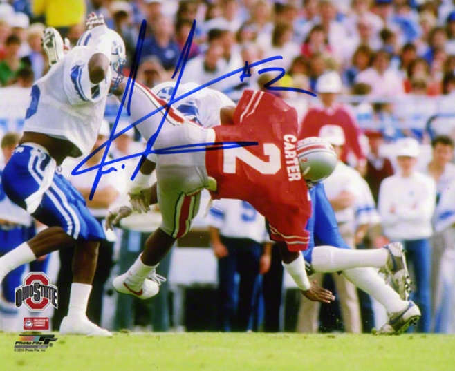 Cris Carter Ohio State Buckeyes Autographed 8x10 Photo