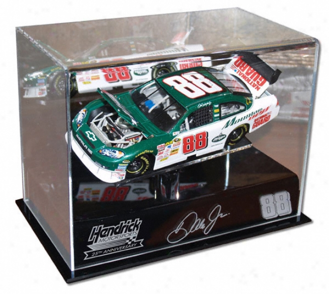 Dale Earnhardt Jr. 1/24th Die Drive 25th Anniversary Diwplay Case With Platform