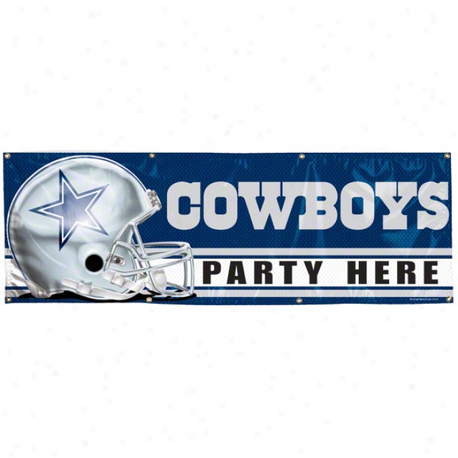 Dallas Cowboys 2x6 Vinyl Banner