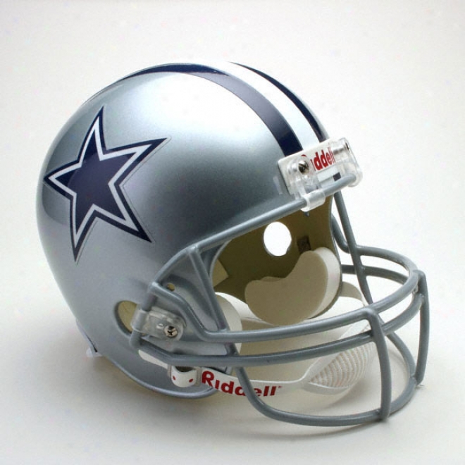 Dallas Cowboys Deluxe Replica Riddell Full Size Helmet