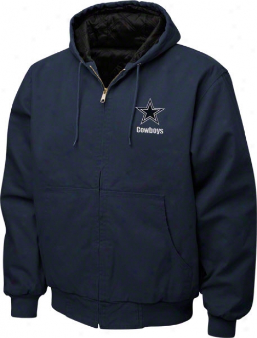 Dallas Cowboys Jackeet: Navy Reebok Cumberland Jacket