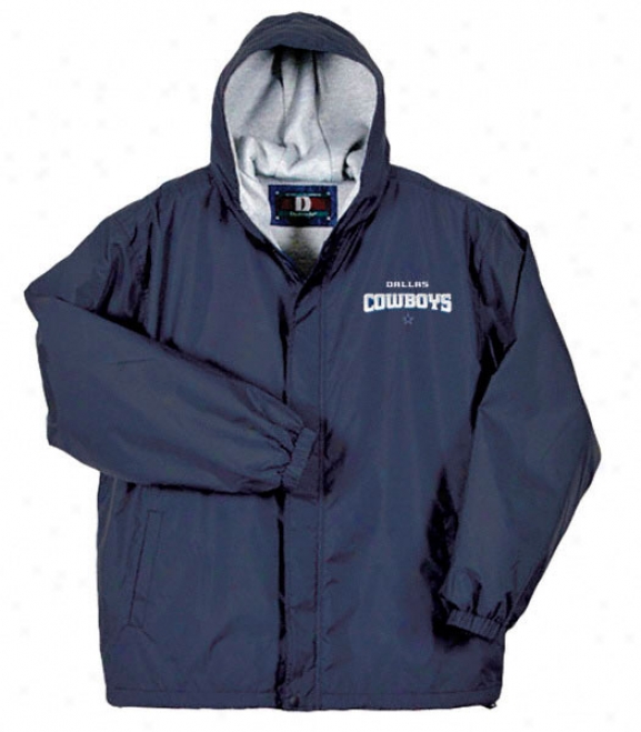 Dallas Cowboys Legacy Nylon Full Zip Hooded Jacket