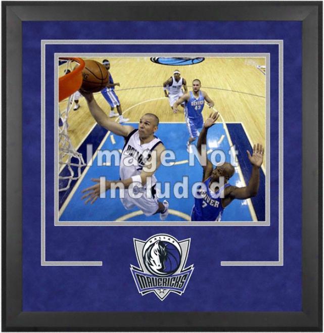 Dallas Mavericks 16x20 Level Setup Frame With Team Logo