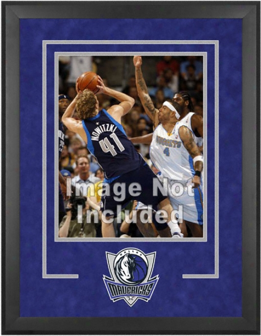 Dallas Mavericks 16x20 Vertical Setup Frame With Team Logo