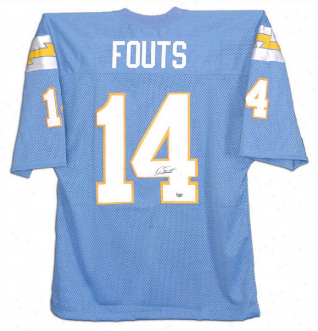 Dan Fouts Autographed Custom Throwback Jersey