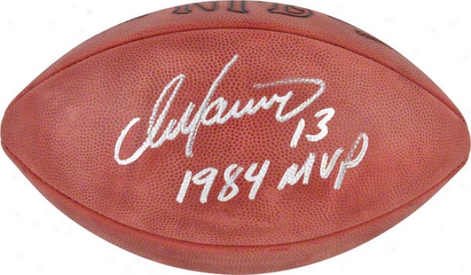 Dan Marino Autographed Football  Details: Miami Dolphins, Rozelle, Wilson Pro Football, With &quot1984 Mvp&quot Inscription