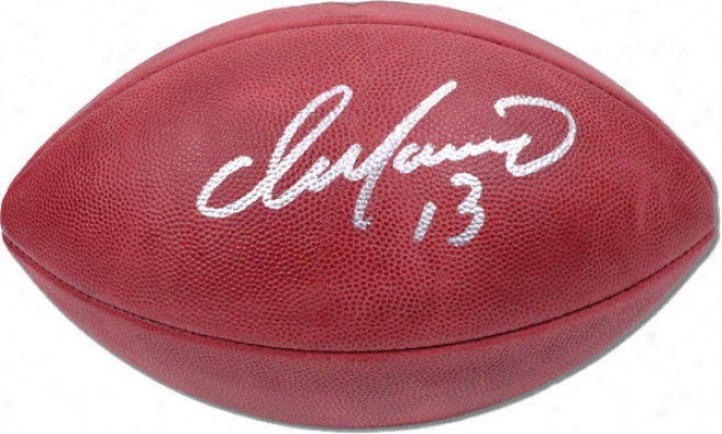 Dan Marino Autographed Footbali  Details: Pro Football