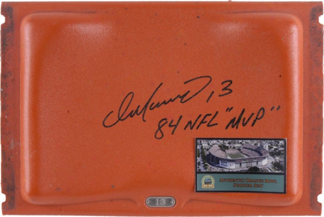 Dan Marino Miami Dolphins Autographed Orange Bowl Seat
