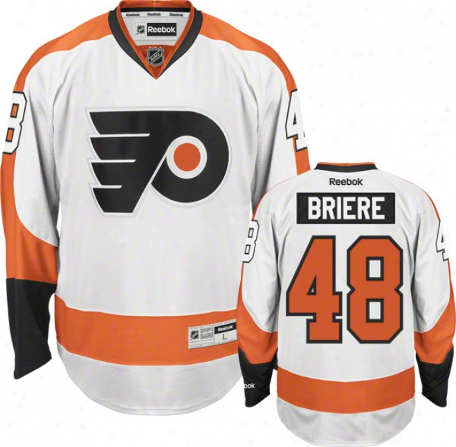 Danny rBiere Jersey:-Reebok White #48 Philadelphia Flyers Premier Jeesey