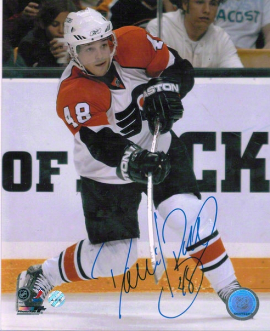 Danny Briere Philadelphia Flyers Autographed 8x10 Photo Shooting