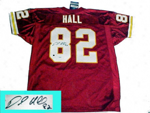 Dante Hall Kansas City Chiefs Autographed Authentic Red Jeesey