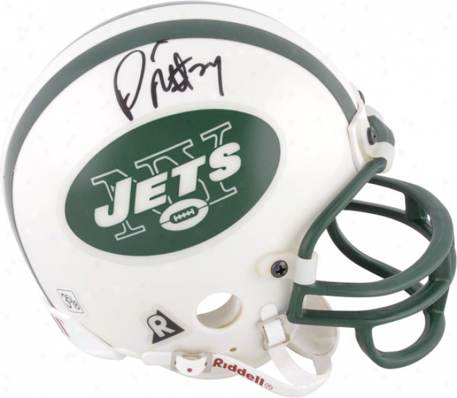 Darrelle Revis New Yofk Jets Autorgaphed Mini Helmet