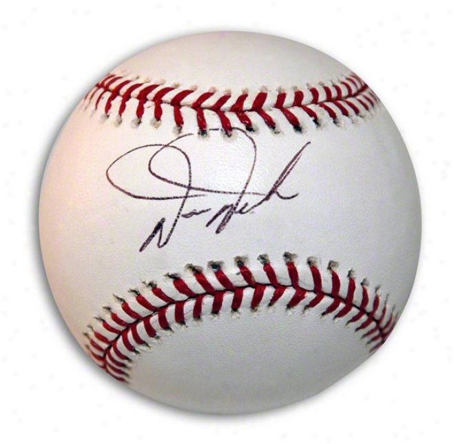 Darren Daulton Autographed Mlb Baseball