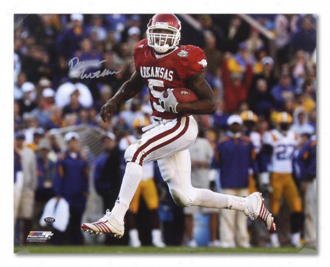 Darren Mcfadden Arkansas Razorbacks Autpgraphed 16x20 Photograph