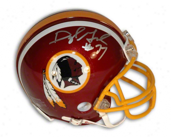 Darryl Grant Autographed Washington Redskins Mini Helmet