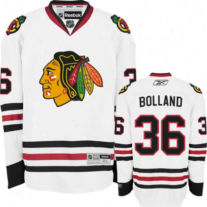 Dave Bolland Jersey: Reebok White #36 Chicago Blackhawks Premier Jersey