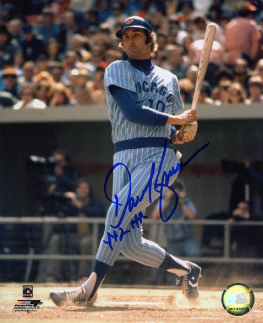 Dave Kingman Chicago Cubs Autographed 8x10 Photo W/ Inscription &quot442 Hr&quot