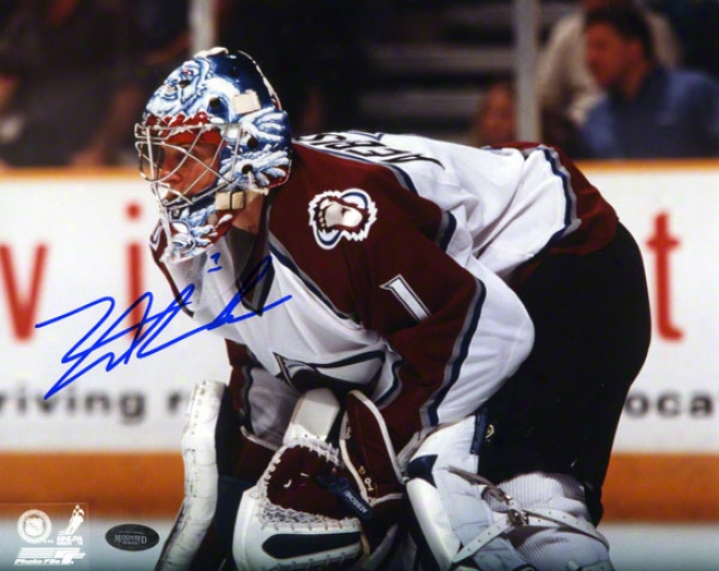 David Aebischer Colorado Avalanche 8x10 Autographed Photorgaph