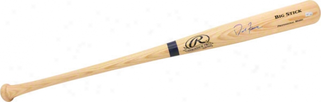 David Freese Autographed Bat  Details: Big Stick St. Louis Cardinals, Adirondack Pro Blond Pregnant Stick