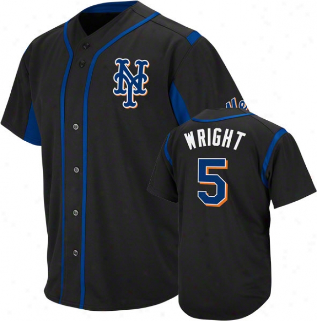 David Wright Novel York Mets Wind-up Black Player Jersey