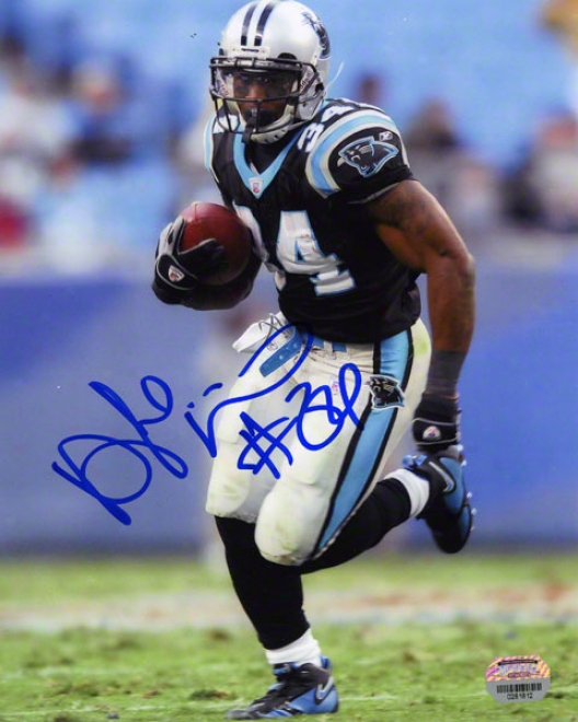 Deanvelo Williams Carolina Panthera Autographed 8x10 Photograph