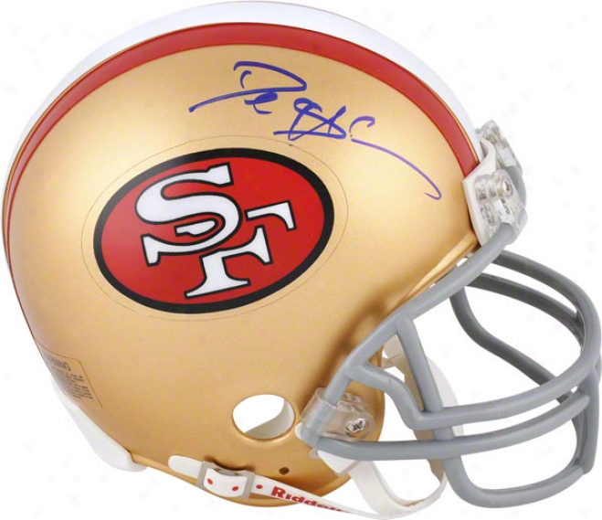 Deion Sanders Autographed Mini Helmet  Details: San Francisco 49ers