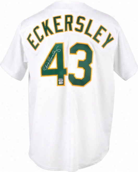 Dennis Eckersley Autographed Jersey  Details: Oakland Athletics, Replica