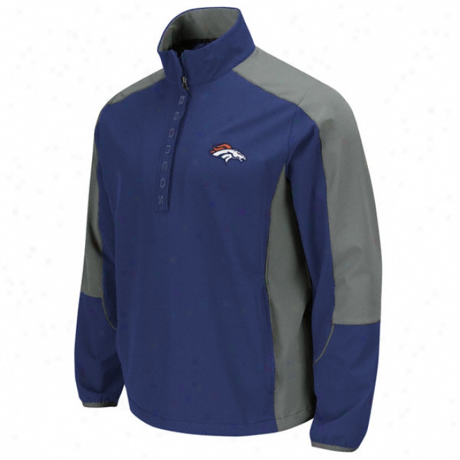 Denver Broncos Determination 1/2 Zip Jacket