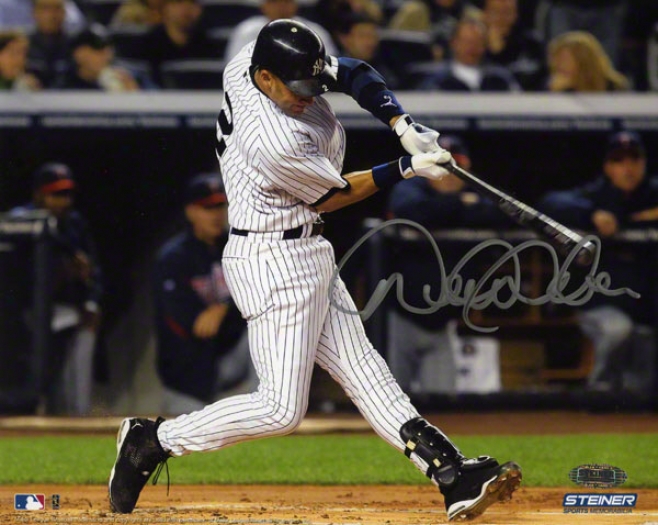 Derek Jeter Autographed 8x10  Particulars: New York Yankees, Strike Record