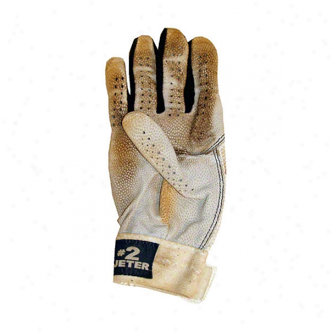 Derek Jeter New York Yankees 2009 Game Used Batting Glove