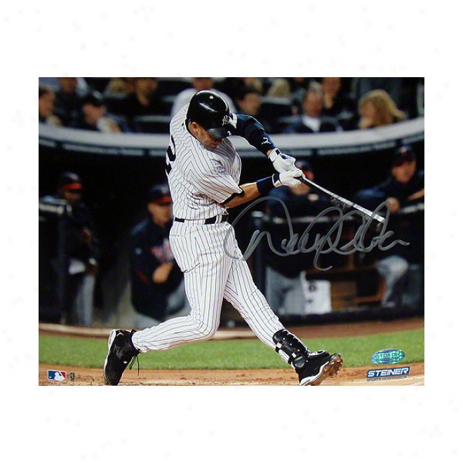 Derek Jeter New York Yankees 8x10 Swing Autographed Photograph