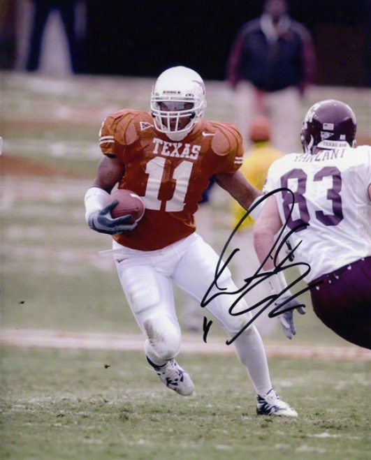 Derrick Johnson Texas Longhorns Autographed 8x10 Photo