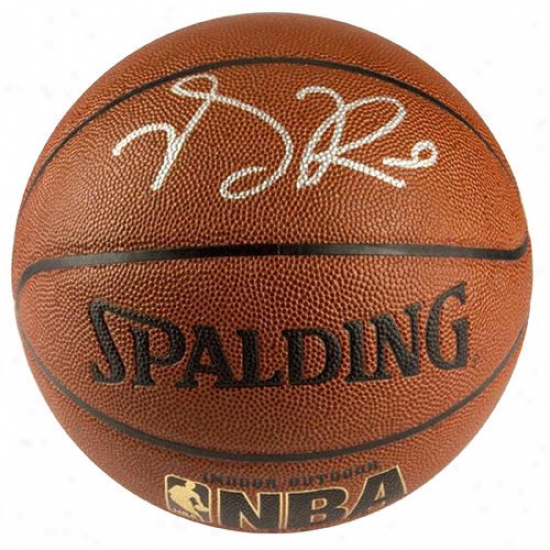 Derrick Rose Autographed Basketball  Details: Spalding Indoor/outdoor Nba Basketball