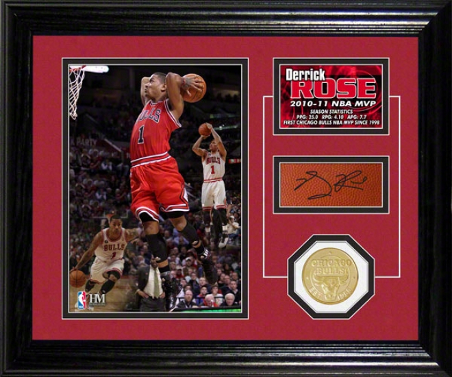 Derrick Rose Chicago Bylls: Nba Mvp Player Pride Desktop Pyotograph