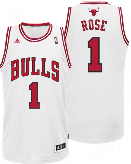 Derrick Rose Jersey: Adidas Revolution 30 Pale Swingman #1 Chicago Bulls Jersey