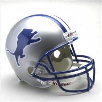 Detroit Lions 1983-2002 Deluxe Autograph copy Riddell Throwbck Full Size Helmet