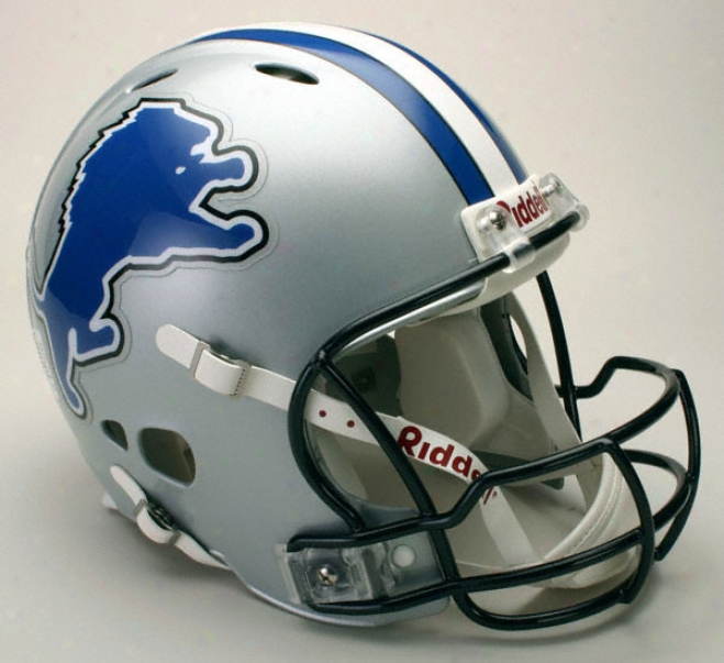 Detroit Lions Authentic Pro Line Revolution Ridxell Full Sizing Helmet