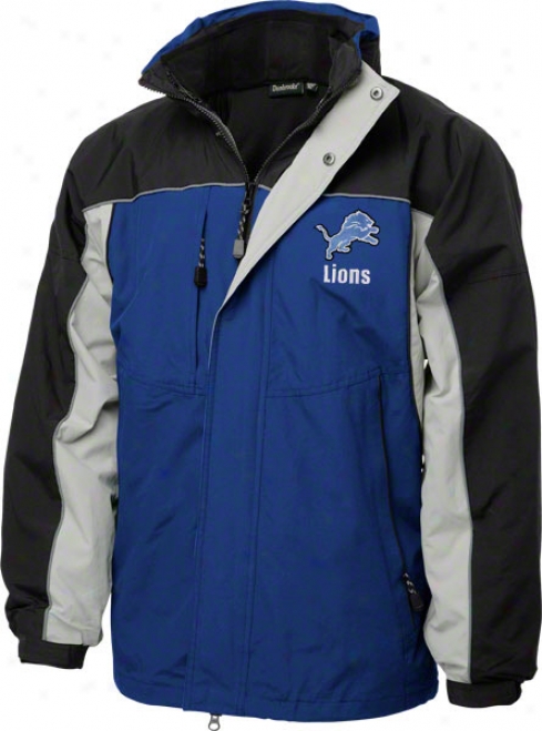 Detroit Lions Jerkin: Reebok Tston Jacket