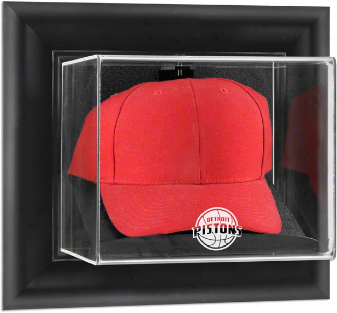 Detroit Pistons Fraed Wall Mounted Logo Cap Display Case