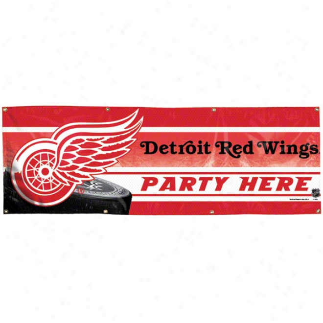 Detroit Red Wings 2x6 Vinyl Banner