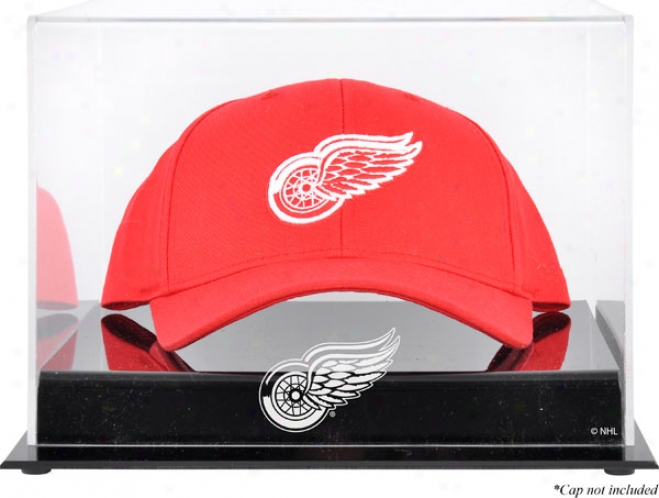 Detroit Red Wings Acrylic Cap Logo Display Case